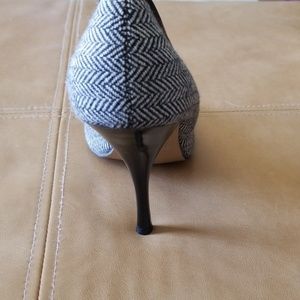 Dollhouse Shoes - Herringbone peep toe heel Dollhouse Shoes - Herringbone peep toe heel